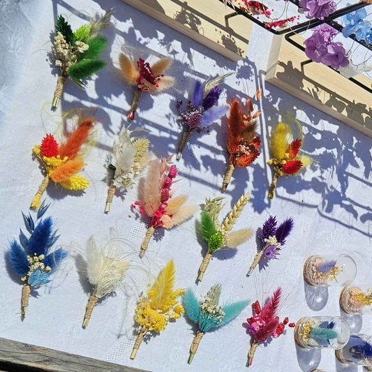 Boutonnière Personnalisable - Toutes Couleurs