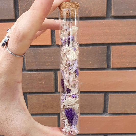Fiole Fleurs Séchées