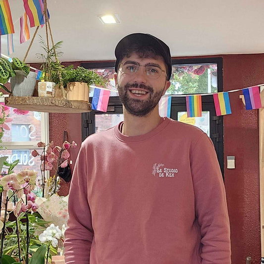 Sweat Rose Le Studio de Kex Unisexe