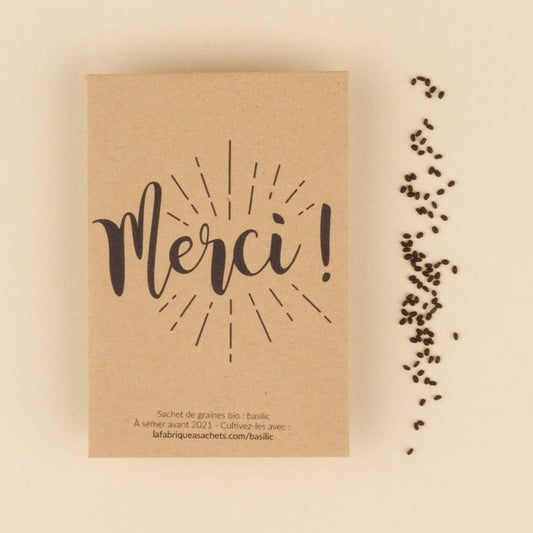 Merci - Sachet de graines de Fleurs des champs