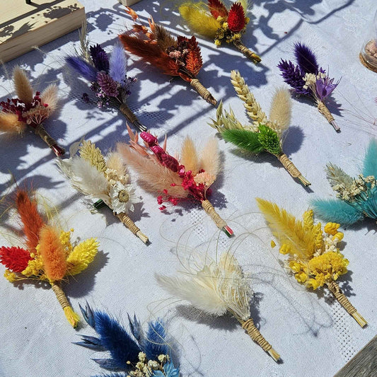 Boutonnière Personnalisable - Toutes Couleurs