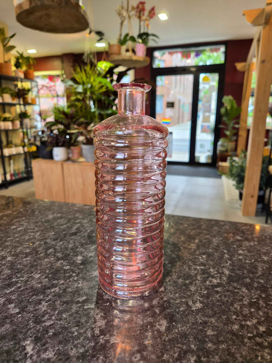 Vase Carafe Rose Pâle & Rose