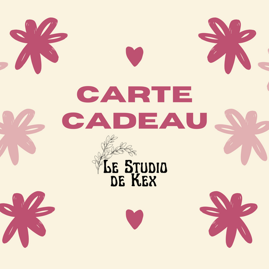 Carte cadeau Le Studio de Kex 🎁