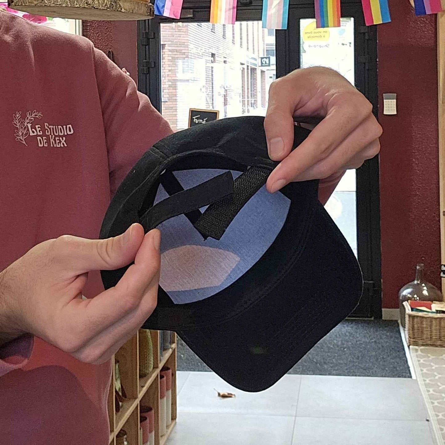 Casquette Noire Le Studio de Kex - Style Baseball