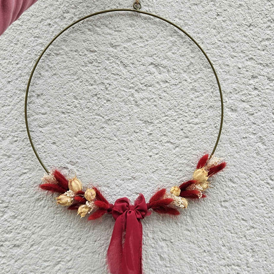 Couronne Murale Rouge et Jaune