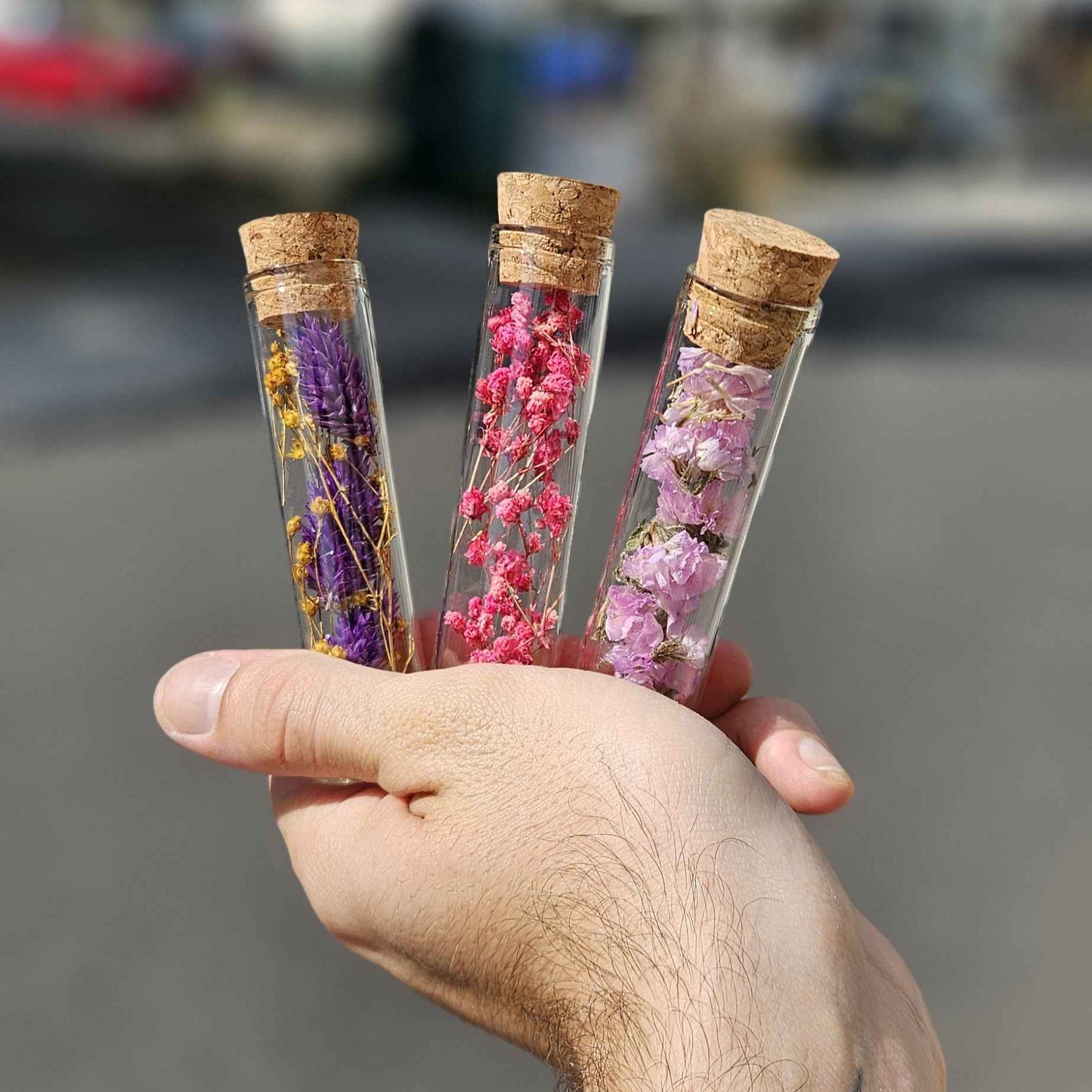 Fiole Fleurs Séchées