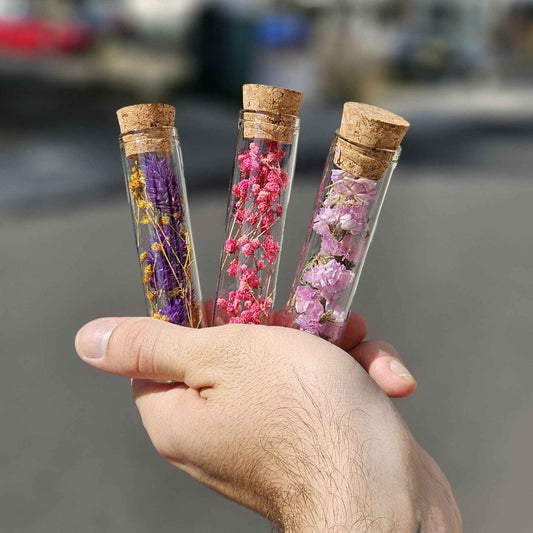 Fiole Fleurs Séchées