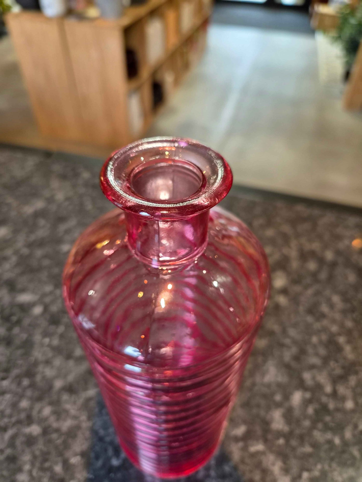 Vase Carafe Rose Pâle & Rose