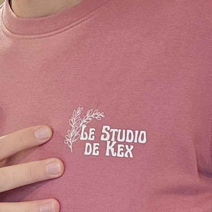 Sweat Rose Le Studio de Kex Unisexe