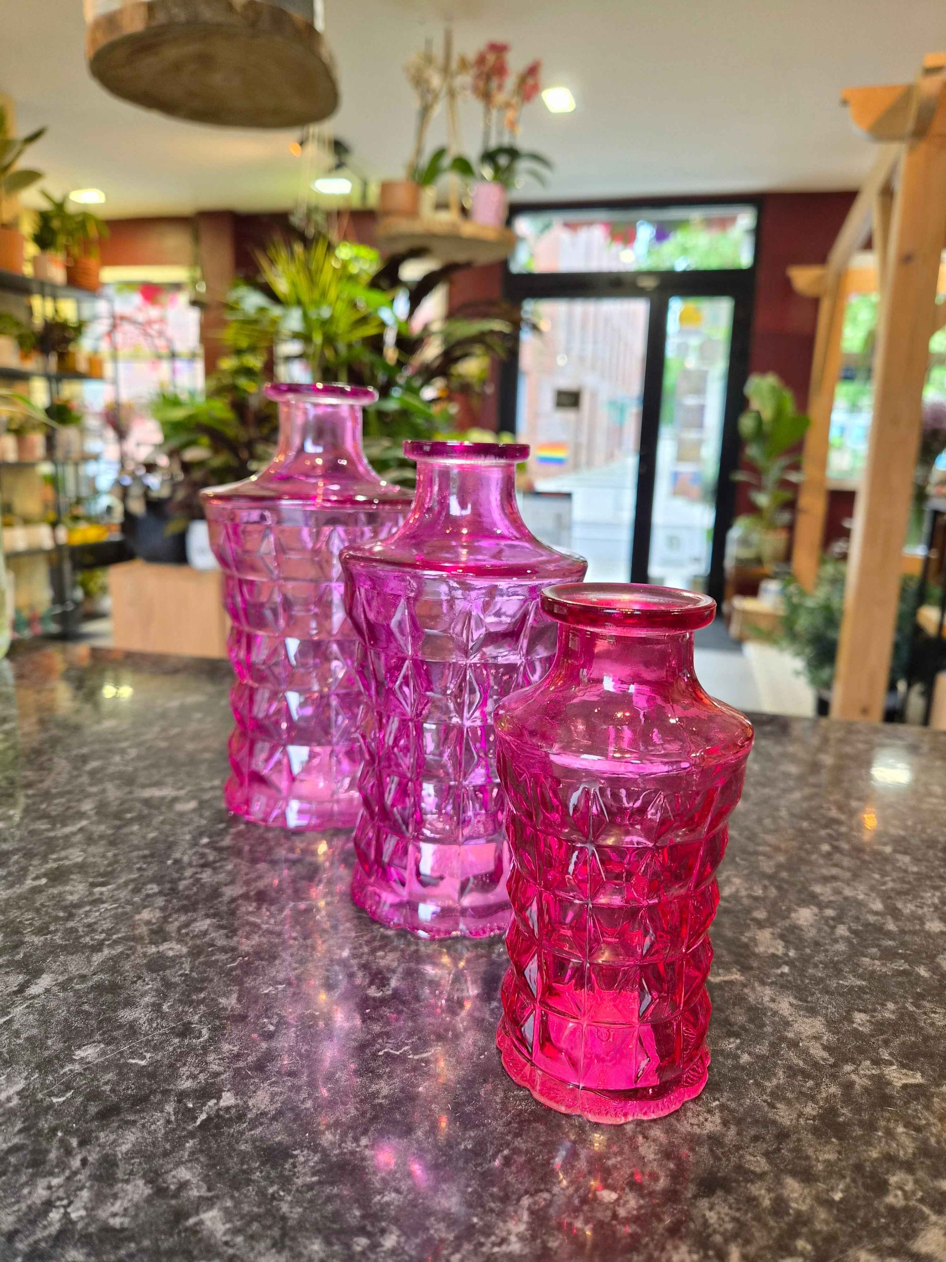 Vase Serena Rose & Fuchsia