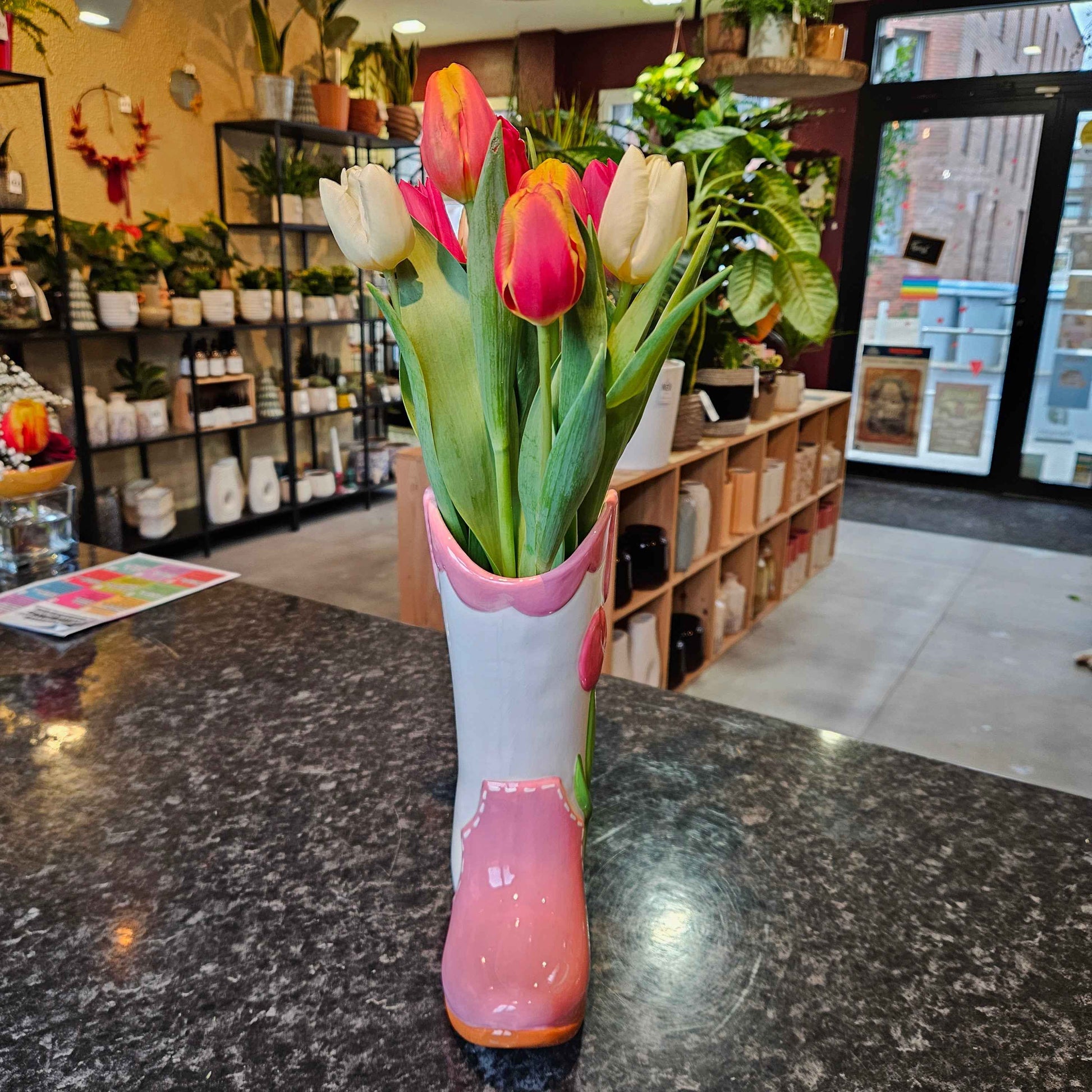 Vase Santiag Tulipe Rose 🌷
