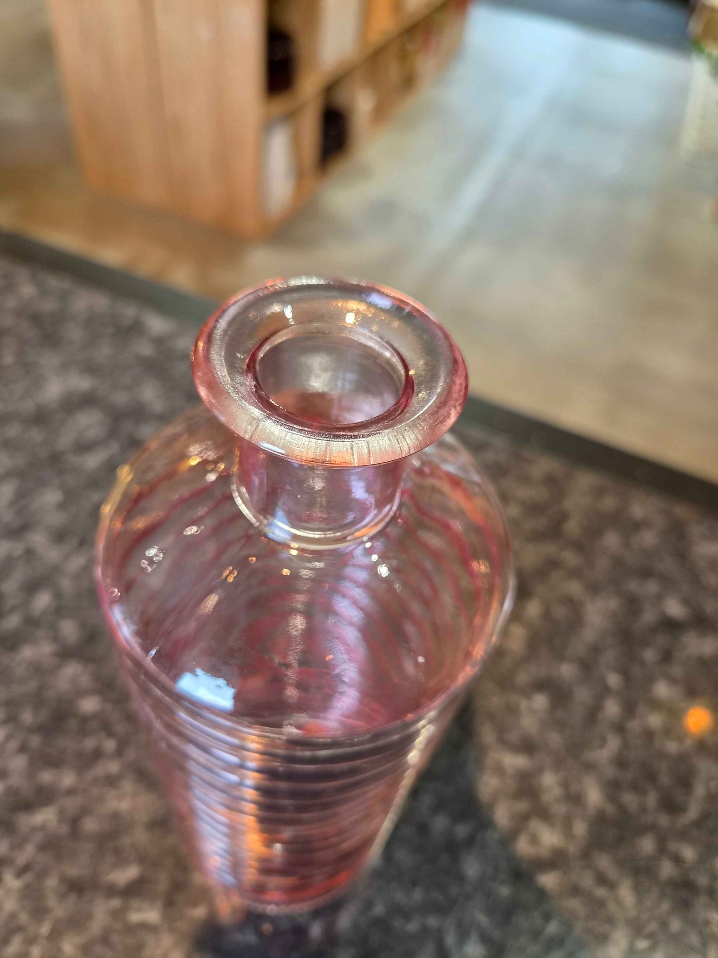 Vase Carafe Rose Pâle & Rose