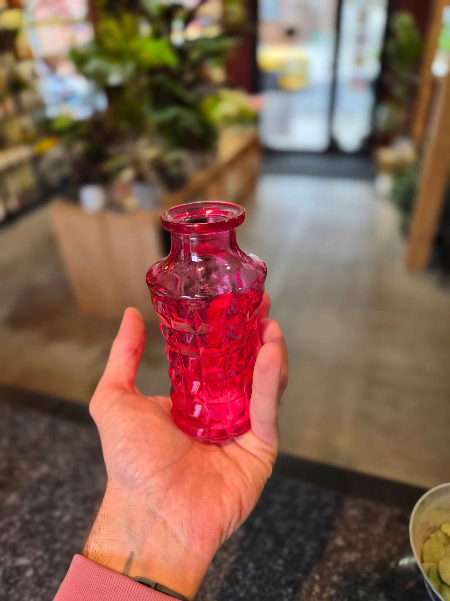 Vase Serena Rose & Fuchsia