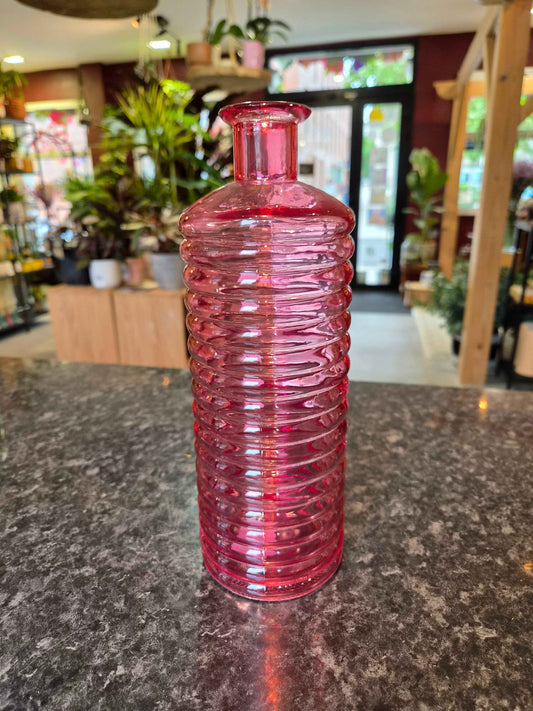 Vase Carafe Rose Pâle & Rose